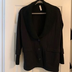Anthropologie Daily Practice shawl collar jacket XS